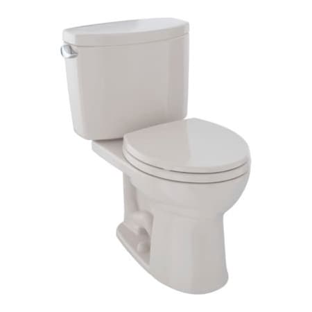 Toto Drake 1.28 GPF Elongated Bowl Toilet, 17-3/16inW x 28-5/16inD x 29inH, Cotton CST776CEG#01